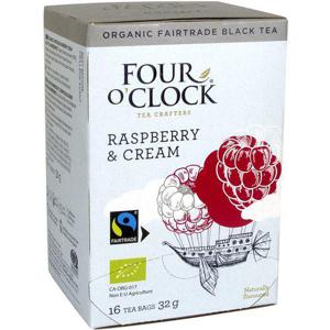 Four O´Clock Te Svart Hallon & Grädde EKO/Fairtrade 16-p