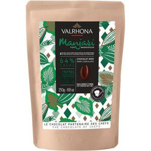 Valrhona Chokladknappar Manjari 64% 250g