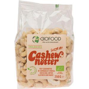 Biofood Cashewnötter Hela EKO 250g
