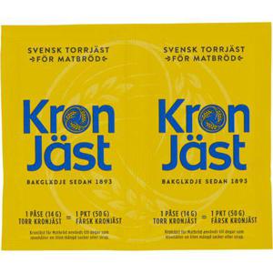 Jästbolaget Kronjäst Torr 2x14g