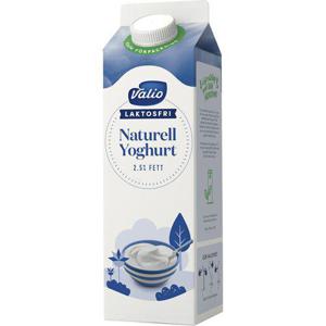 Valio Yoghurt Naturell Laktosfri 2,5% 1000g