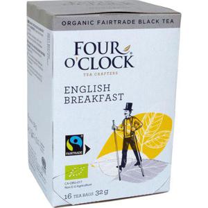 Four O´Clock Te English Breakfast EKO/Fairtrade 16-p Four O'Clock