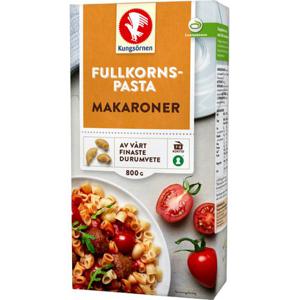 Kungsörnen Makaroner Fullkorn 800g