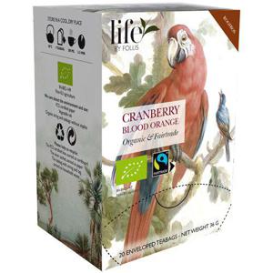 Life by Follis Te Rooibos Tranbär & Blodapelsin EKO/Fairtrade 20-p