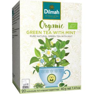 Dilmah Green Tea with Mint EKO 20-p