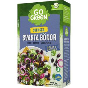 GoGreen Svarta Bönor Svenskodlade 400g Gogreen