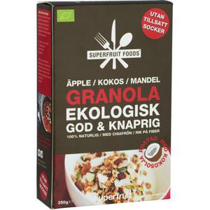 Superfruit Foods Granola Äpple Kokos Mandel EKO 350g