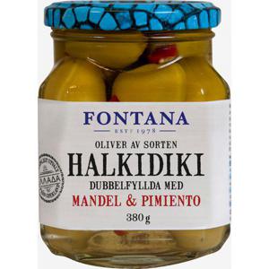 Fontana Oliver Halkidiki Mandel & Pimiento 380g