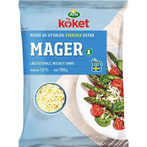 Arla Köket Riven Ost Mager 12% 150g Arla