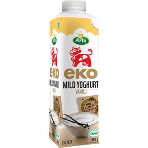 Arla Ko Ekologisk Yoghurt Mild Vanilj 2% EKO 1000g Arla
