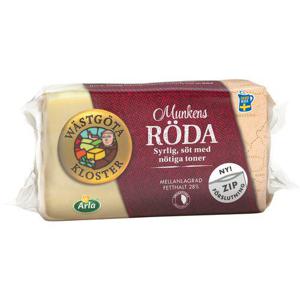 Wästgöta Kloster Munkens Röda 28% ca 500g