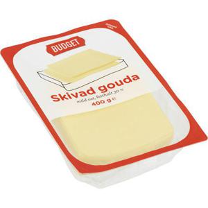 Budget Gouda Skivad 30% 400g