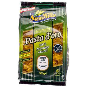 Pasta D´Oro Lasagne Corte Glutenfri 500g