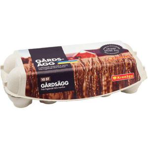 Kronägg Gårdsägg Bruna M/L 10-p 530g