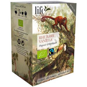 Life by Follis Te Svart Rabarber & Vanilj EKO/Fairtrade 20-p