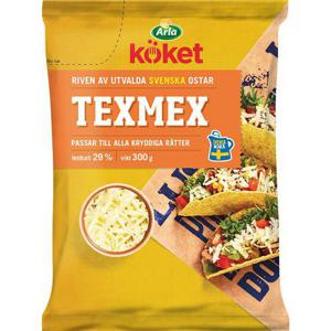 Arla Köket Ost Tex Mex 29% Riven 300g