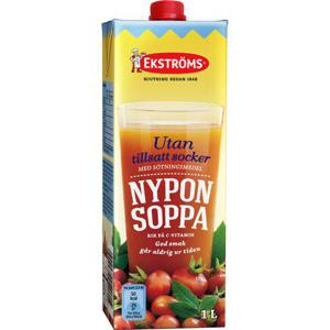 Ekströms Nyponsoppa utan Tillsatt Socker 1L
