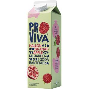 Proviva Fruktdryck Hallon & Granatäpple 1L