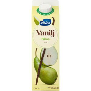 Valio Vaniljyoghurt med Päron Slät 2,1% 1000g