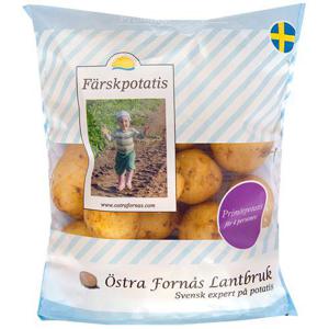 Frukt & Grönt Färskpotatis Svensk Tvättad 1kg Klass1