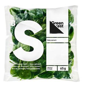 Greenest Babyspenat Färdigsköljd 65g Klass1