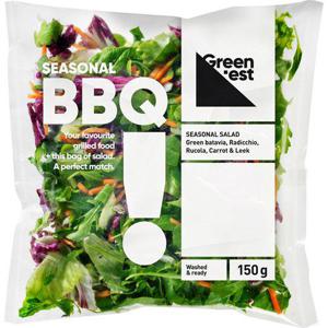 Greenest Sallad BBQ Färdigsköljd 150g Klass1