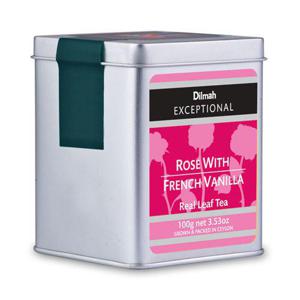 Dilmah Exceptional Rose with French Vanilla Te 100g