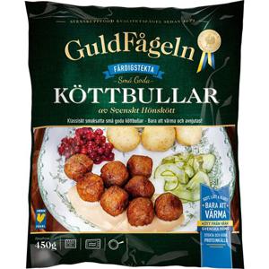 Guldfågeln Köttbullar av Hönskött Fryst 450g