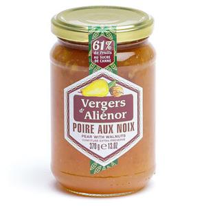 Vergers d'Aliénor Päronmarmelad med Valnötter 370g