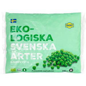 Favorit Svenska Ärtor Frysta EKO/KRAV 450g