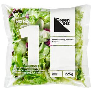 Greenest Salladsmix nr.1 Färdigsköljd 225g Klass1