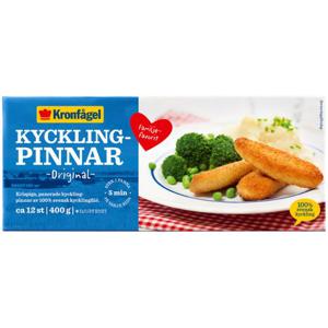 Kronfågel Kycklingpinnar Fryst 400g