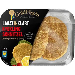 Guldfågeln Lagat & Klart Kycklingschnitzel 190g