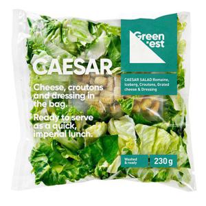 Greenest Sallad Caesar Färdigsköljd 230g Klass1