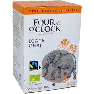 Four O´Clock Svart Te Chai EKO/Fairtrade 16-p Four O'Clock