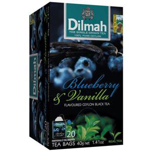 Dilmah Svart Te Blueberry & Vanilla 20-p