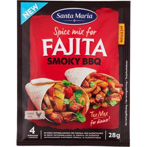 Santa Maria Fajita Spice Mix Smoky BBQ 28g