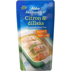 Abba Middagsklart Citron & Dillsås för Ugnsbakad Lax 250g