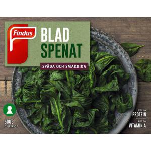 Findus Bladspenat Fryst 500g
