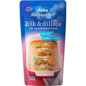 Abba Middagsklart Räk & Dillsås för Ugnsbakad Torsk 250g