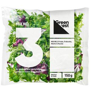 Greenest Salladsmix nr.3 Färdigsköljd 150g Klass1