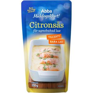 Abba Middagsklart Citronsås för Ugnsbakad Lax 250g