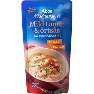 Abba Middagsklart Mild Tomat & Örtsås för Ugnsbakad Lax 250g