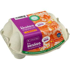 Kronägg Ägg Bris Frigående Inomhus 6-p S 305g