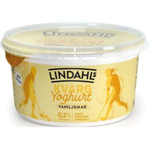 Lindahls Kvarg Yoghurt Vanilj 0,2% 500g