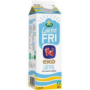 Arla Ko Ekologisk Lättfil EKO/KRAV Laktosfri 0.5% 1000g Arla