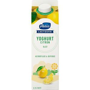 Valio Yoghurt Citron 2,1% Laktosfri 1000g
