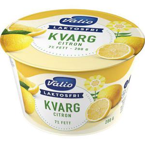 Valio Kvarg Citron Laktosfri 7% 200g