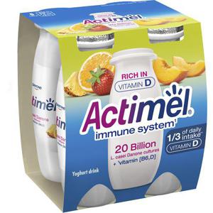 Actimel Yoghurtdryck Multifrukt 4x100g
