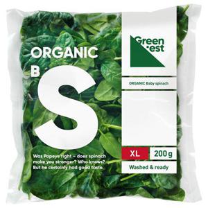 Greenest Babyspenat XL EKO Färdigsköljd 200g Klass1
